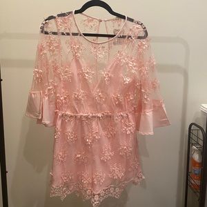 Dygarni Pink Floral Romper